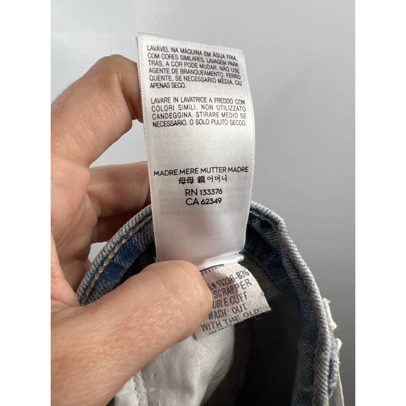 Mother The Scrapper Double Cuff Jeans Out With The Old, In With The New Size: 28 - Picture 14 of 15